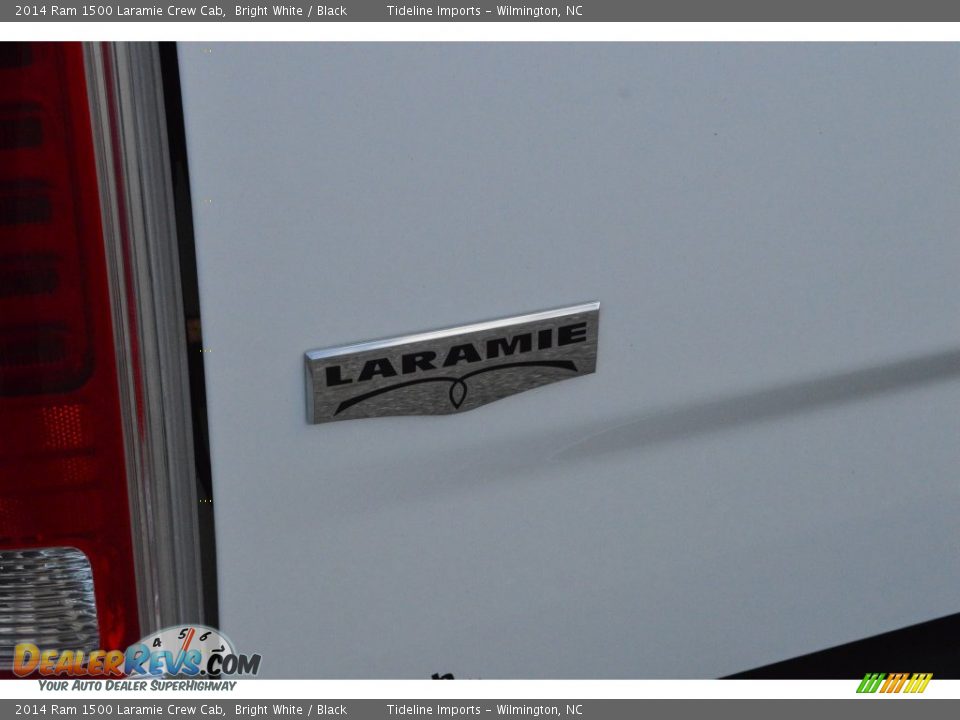 2014 Ram 1500 Laramie Crew Cab Bright White / Black Photo #34