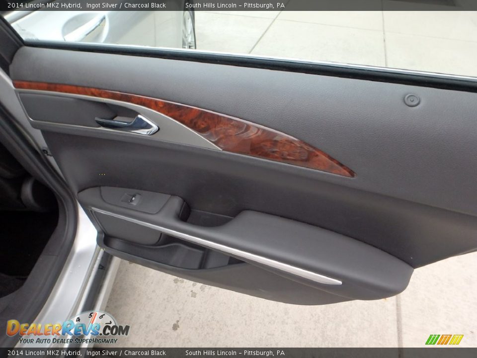 2014 Lincoln MKZ Hybrid Ingot Silver / Charcoal Black Photo #14