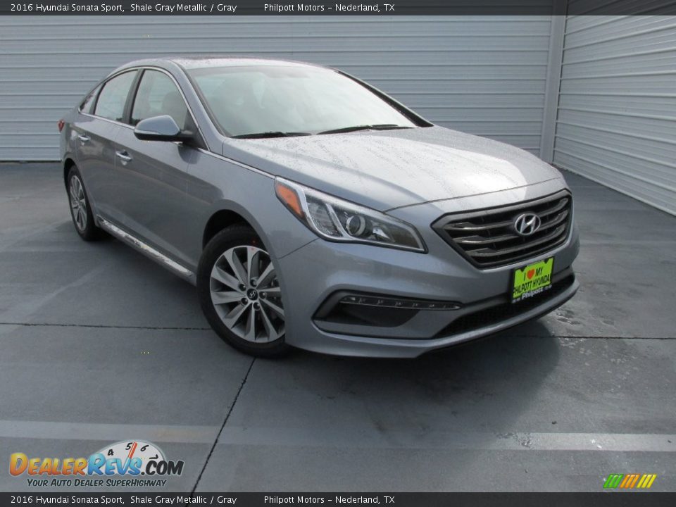 2016 Hyundai Sonata Sport Shale Gray Metallic / Gray Photo #1