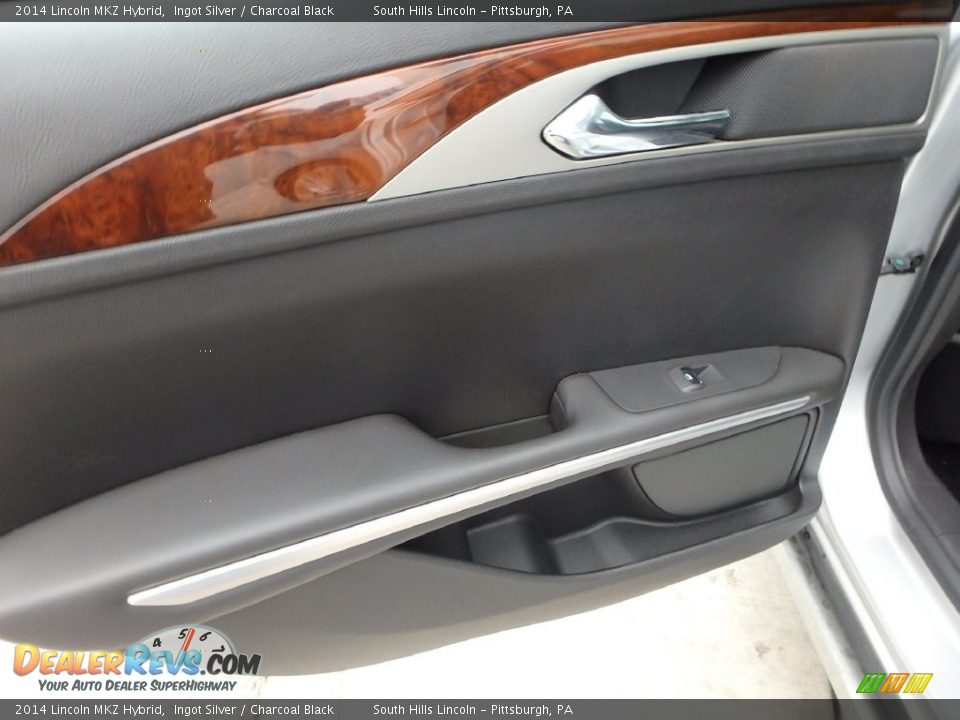 2014 Lincoln MKZ Hybrid Ingot Silver / Charcoal Black Photo #18
