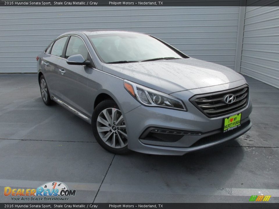 2016 Hyundai Sonata Sport Shale Gray Metallic / Gray Photo #2