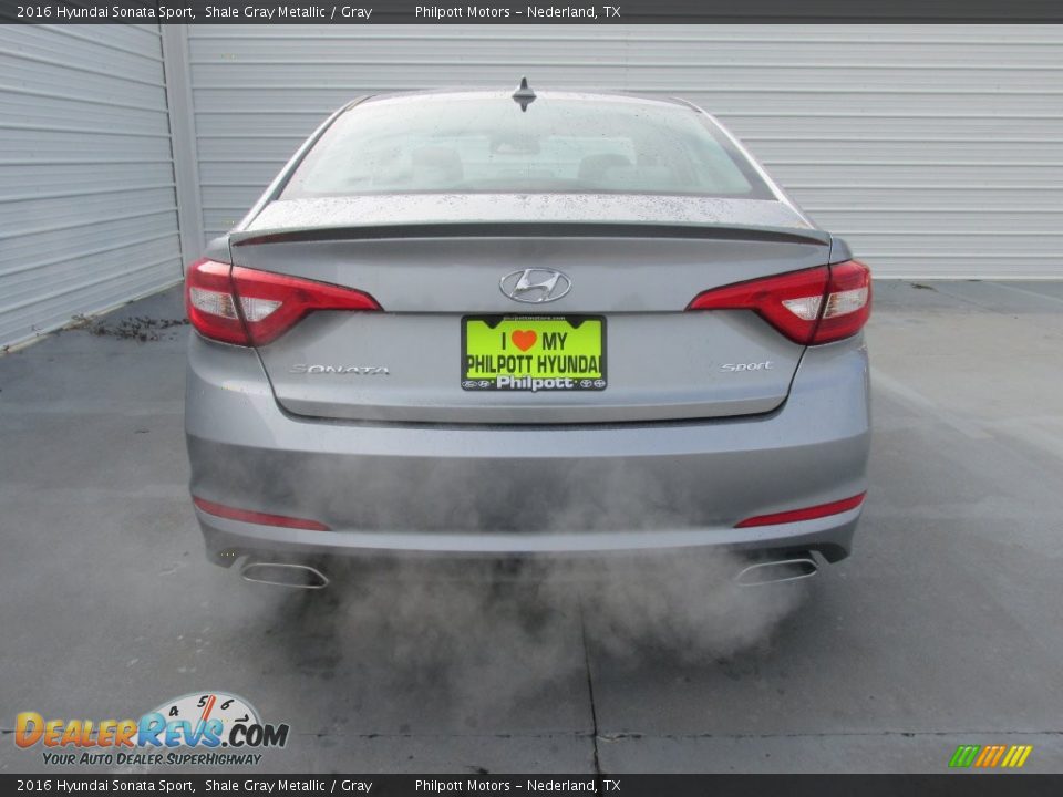 2016 Hyundai Sonata Sport Shale Gray Metallic / Gray Photo #5