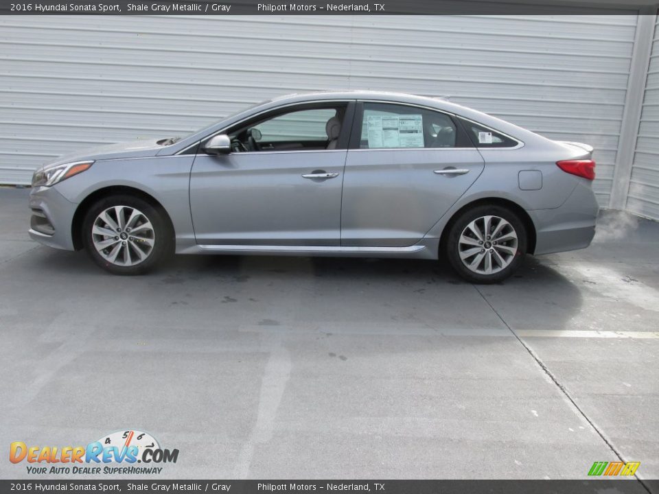 2016 Hyundai Sonata Sport Shale Gray Metallic / Gray Photo #6