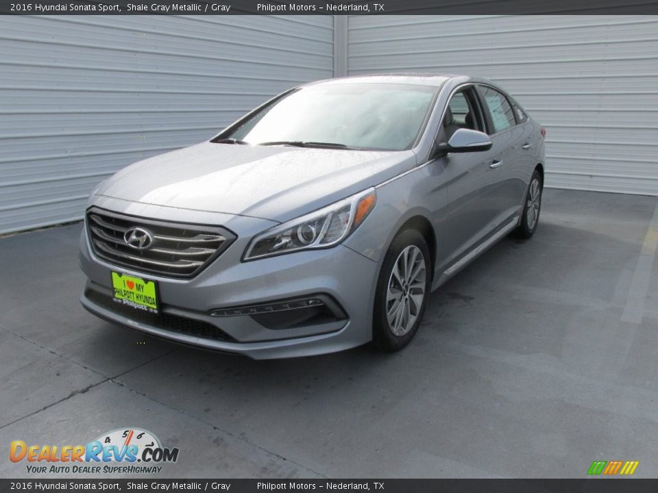 2016 Hyundai Sonata Sport Shale Gray Metallic / Gray Photo #7