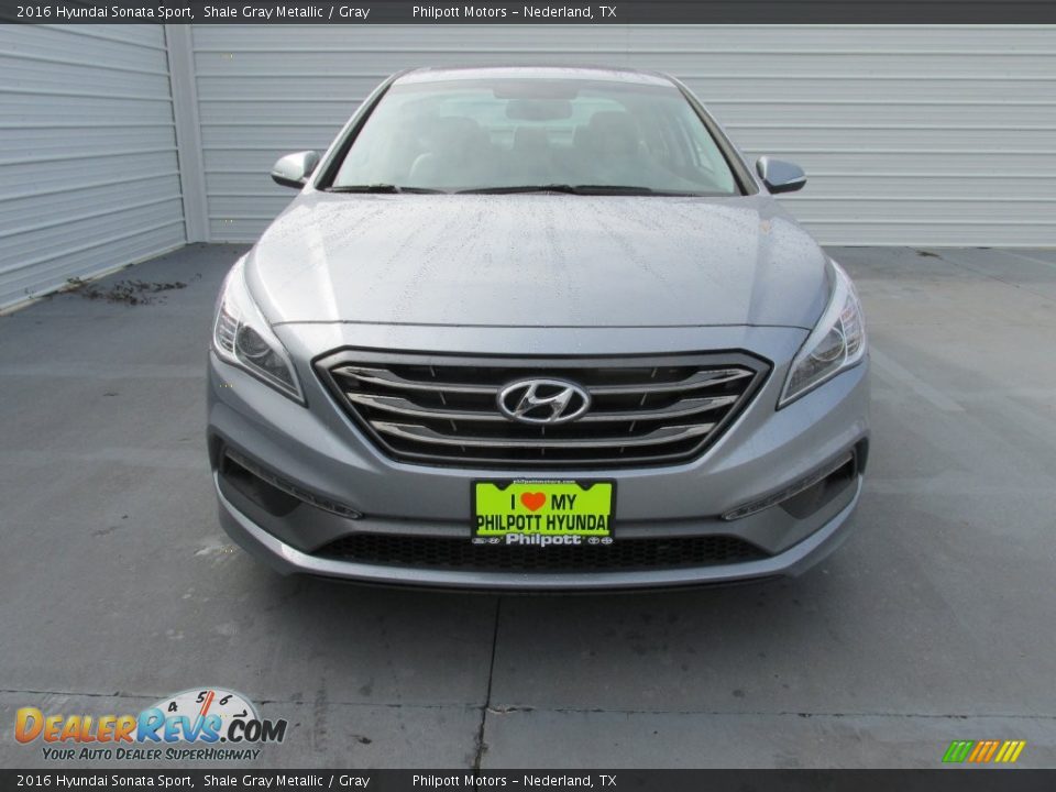 2016 Hyundai Sonata Sport Shale Gray Metallic / Gray Photo #8