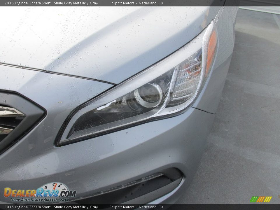 2016 Hyundai Sonata Sport Shale Gray Metallic / Gray Photo #9