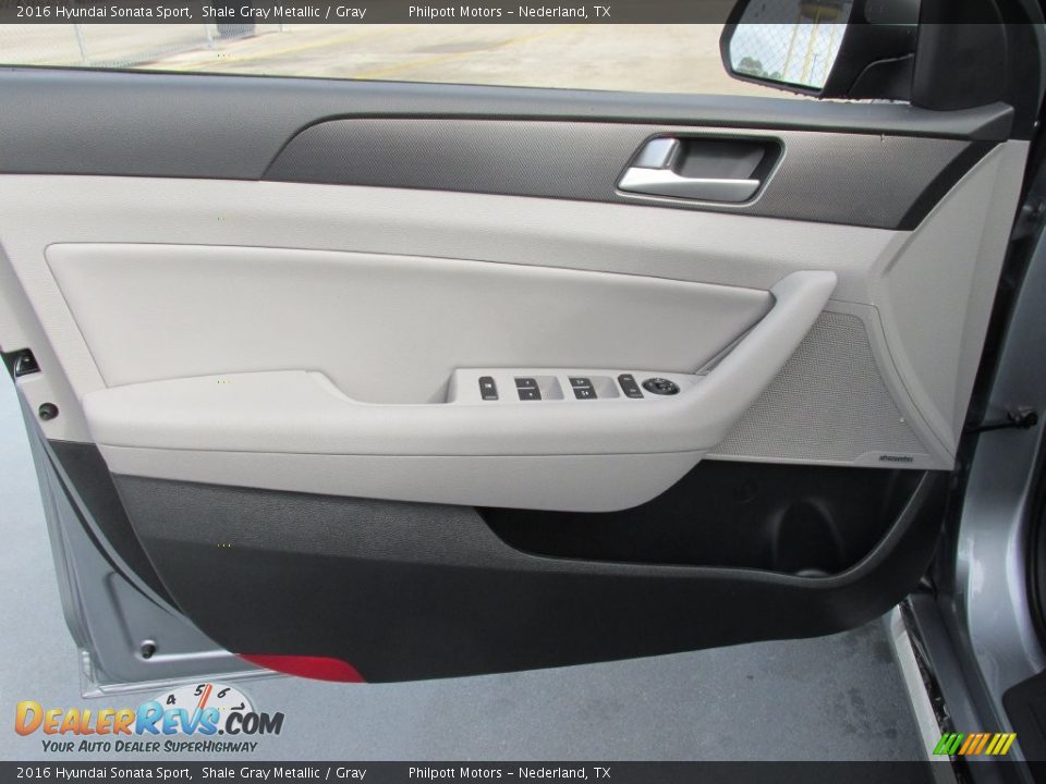 2016 Hyundai Sonata Sport Shale Gray Metallic / Gray Photo #19