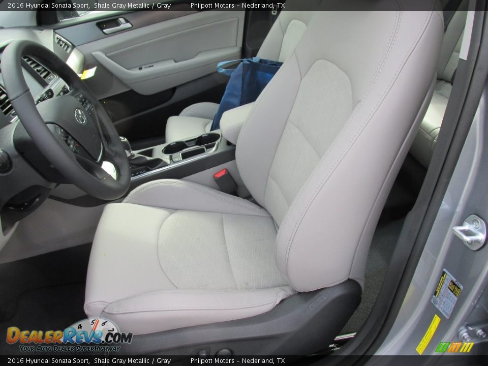 2016 Hyundai Sonata Sport Shale Gray Metallic / Gray Photo #21