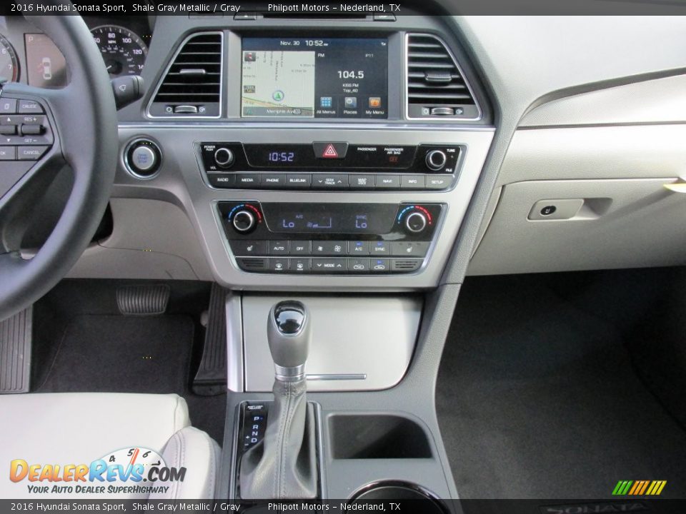 2016 Hyundai Sonata Sport Shale Gray Metallic / Gray Photo #25
