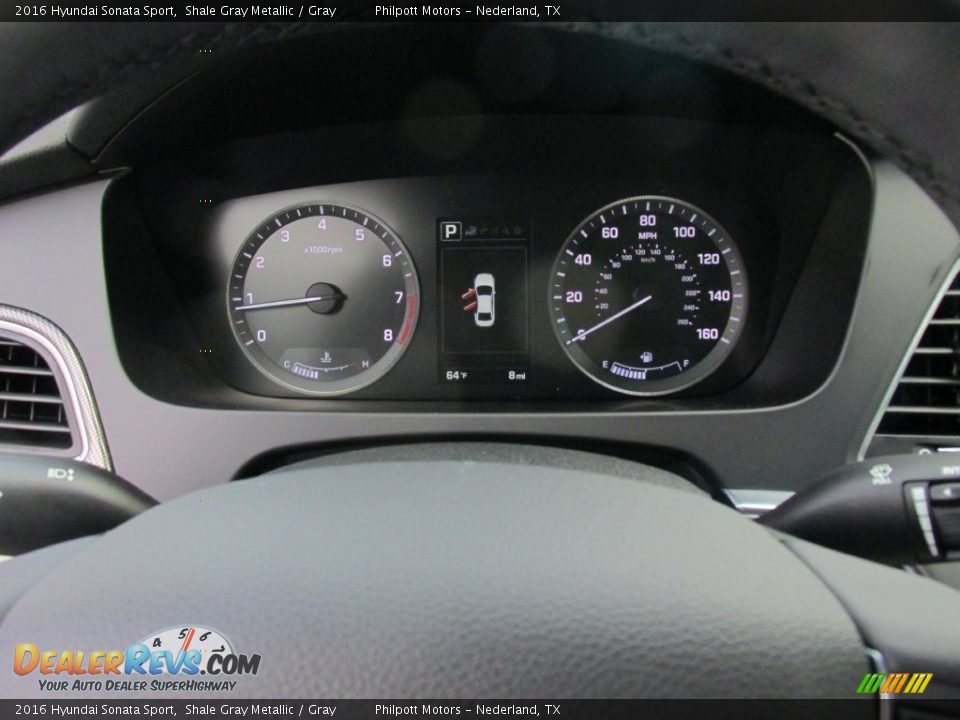 2016 Hyundai Sonata Sport Shale Gray Metallic / Gray Photo #31