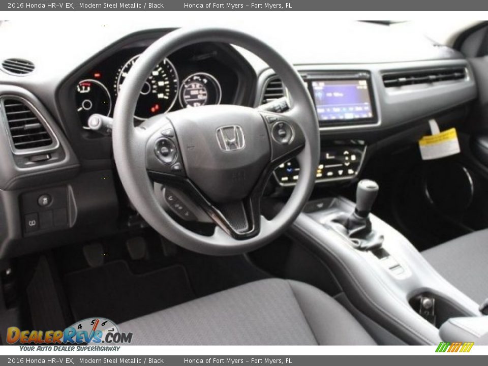 2016 Honda HR-V EX Modern Steel Metallic / Black Photo #9