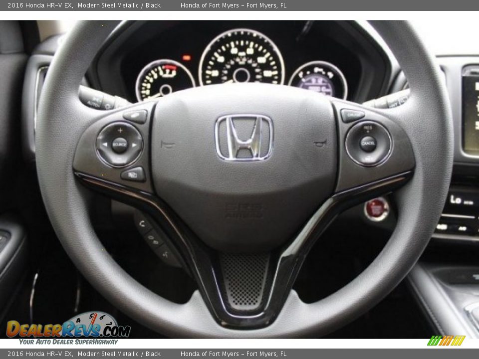 2016 Honda HR-V EX Modern Steel Metallic / Black Photo #10