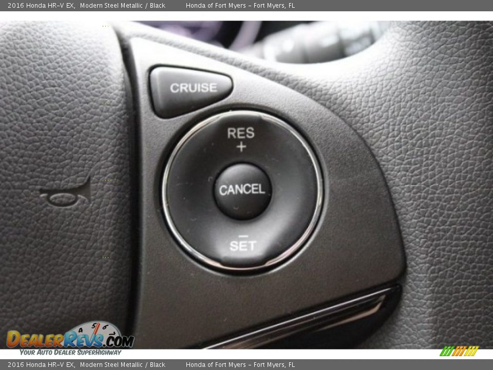 2016 Honda HR-V EX Modern Steel Metallic / Black Photo #12