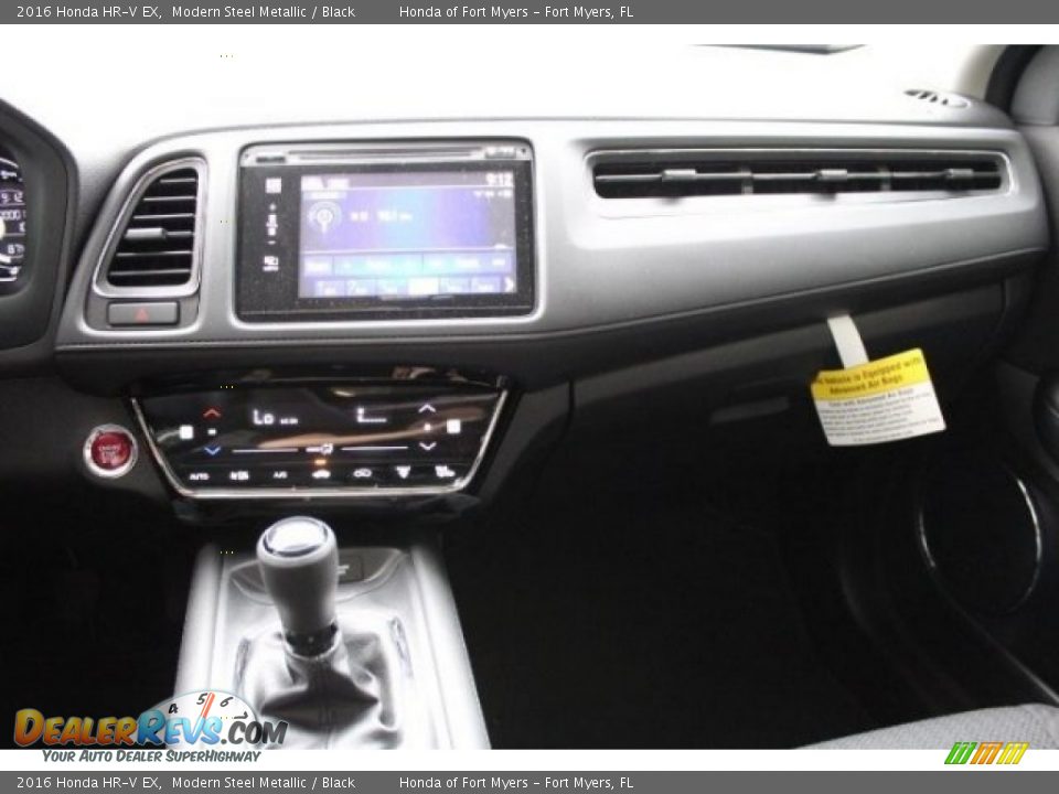 2016 Honda HR-V EX Modern Steel Metallic / Black Photo #14