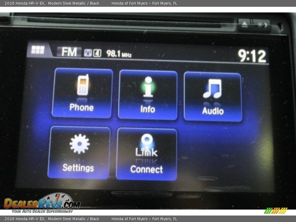 2016 Honda HR-V EX Modern Steel Metallic / Black Photo #16