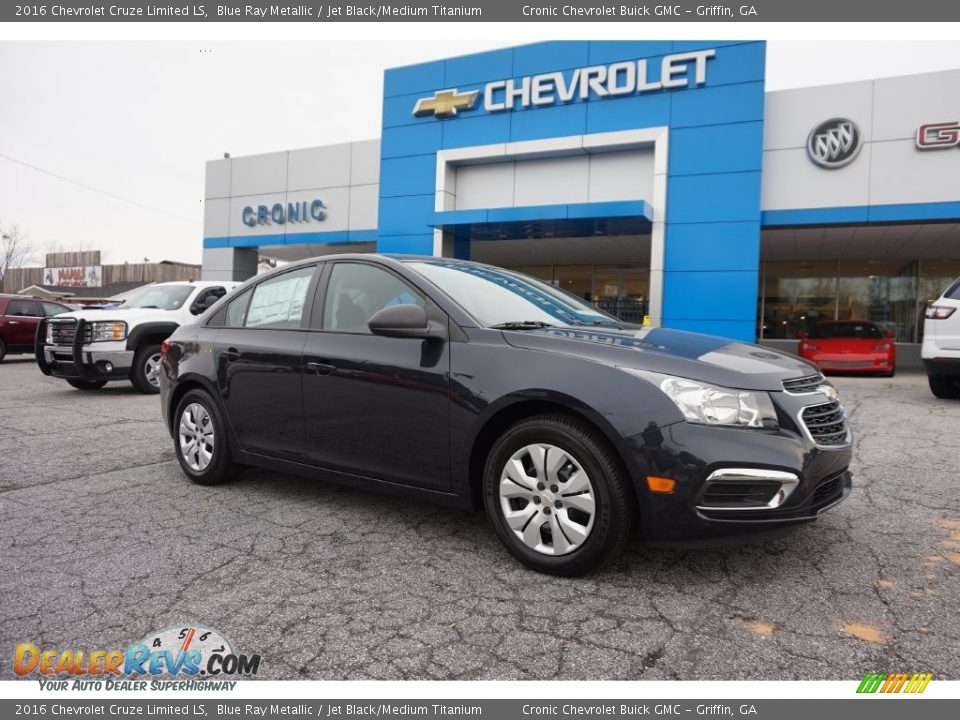 2016 Chevrolet Cruze Limited LS Blue Ray Metallic / Jet Black/Medium Titanium Photo #1