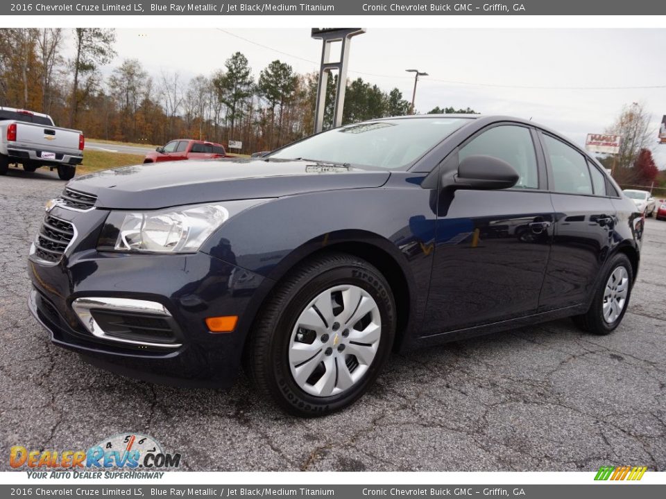 2016 Chevrolet Cruze Limited LS Blue Ray Metallic / Jet Black/Medium Titanium Photo #3