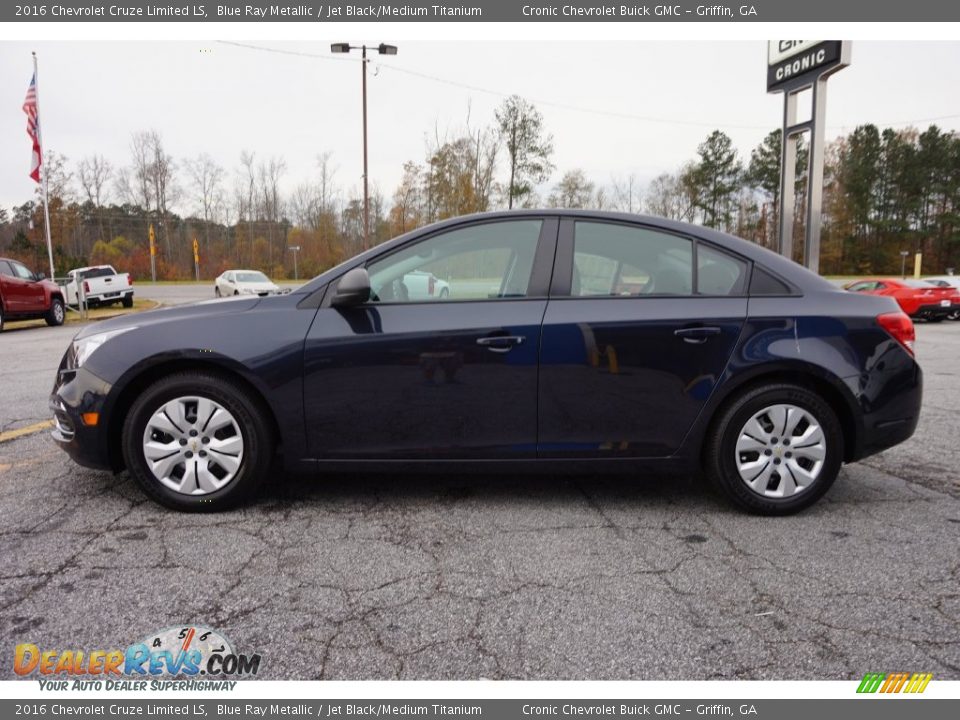 2016 Chevrolet Cruze Limited LS Blue Ray Metallic / Jet Black/Medium Titanium Photo #4