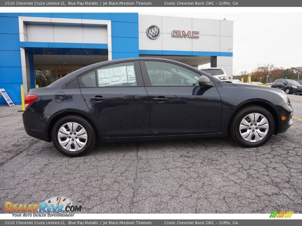 2016 Chevrolet Cruze Limited LS Blue Ray Metallic / Jet Black/Medium Titanium Photo #8