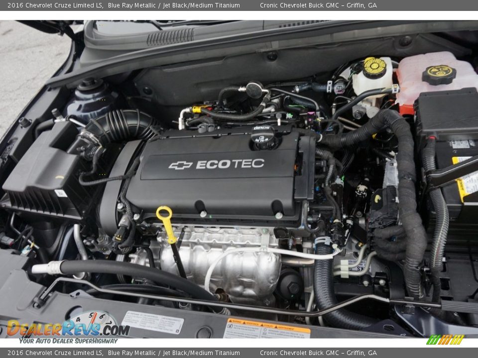 2016 Chevrolet Cruze Limited LS Blue Ray Metallic / Jet Black/Medium Titanium Photo #12