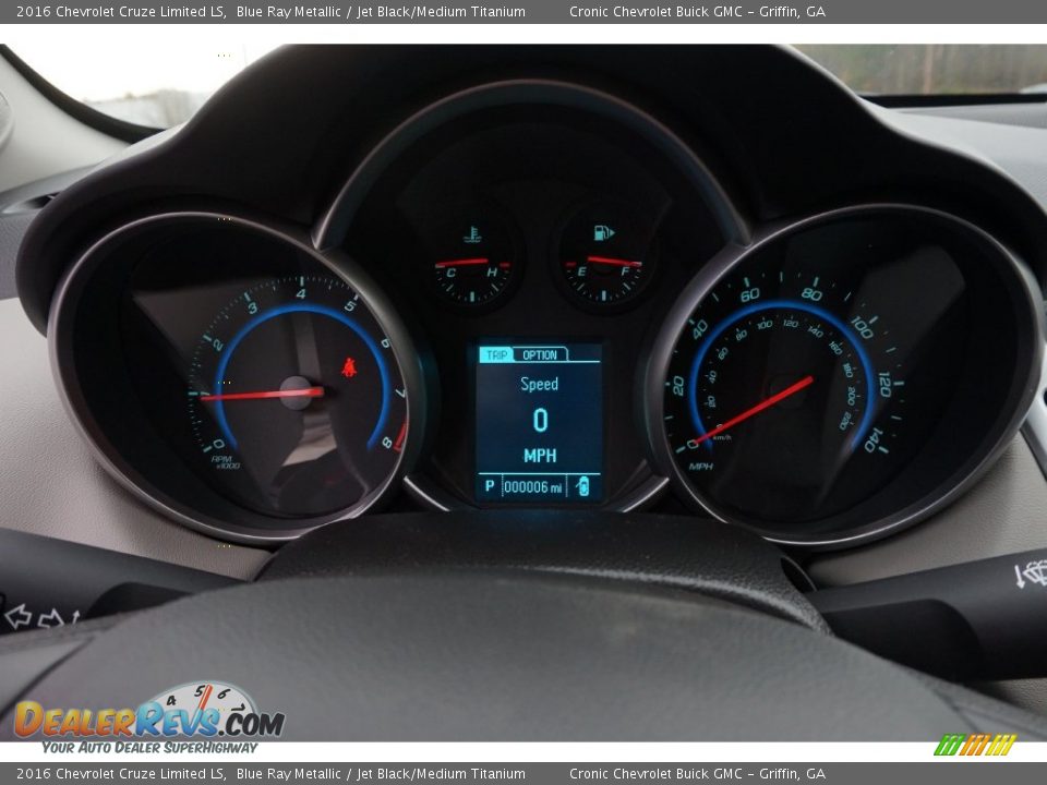 2016 Chevrolet Cruze Limited LS Blue Ray Metallic / Jet Black/Medium Titanium Photo #13