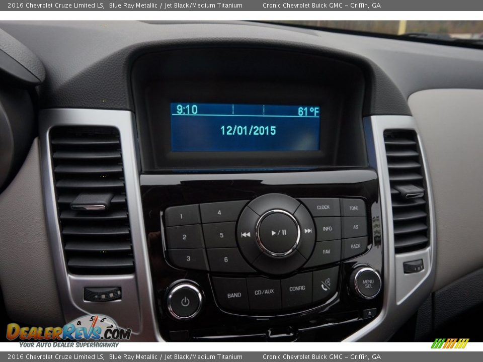 2016 Chevrolet Cruze Limited LS Blue Ray Metallic / Jet Black/Medium Titanium Photo #14