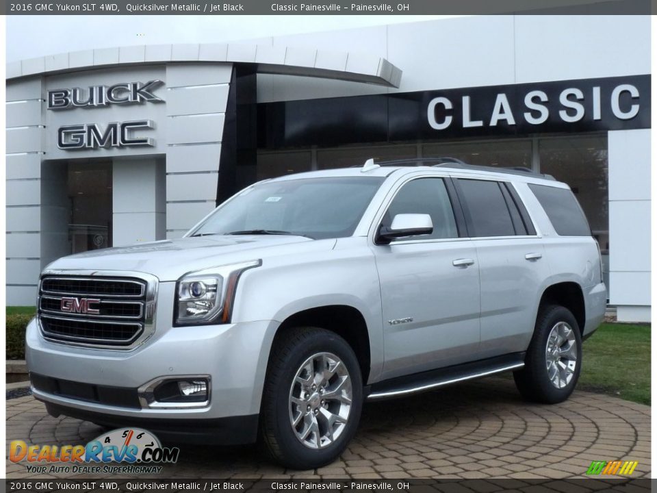 2016 GMC Yukon SLT 4WD Quicksilver Metallic / Jet Black Photo #1