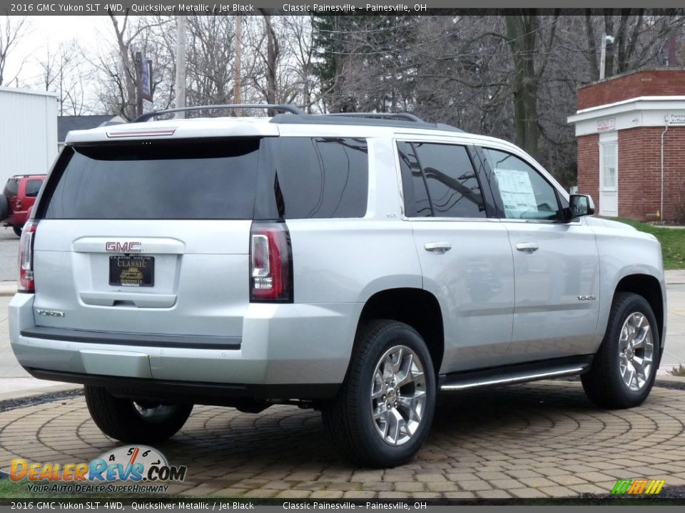 2016 GMC Yukon SLT 4WD Quicksilver Metallic / Jet Black Photo #2