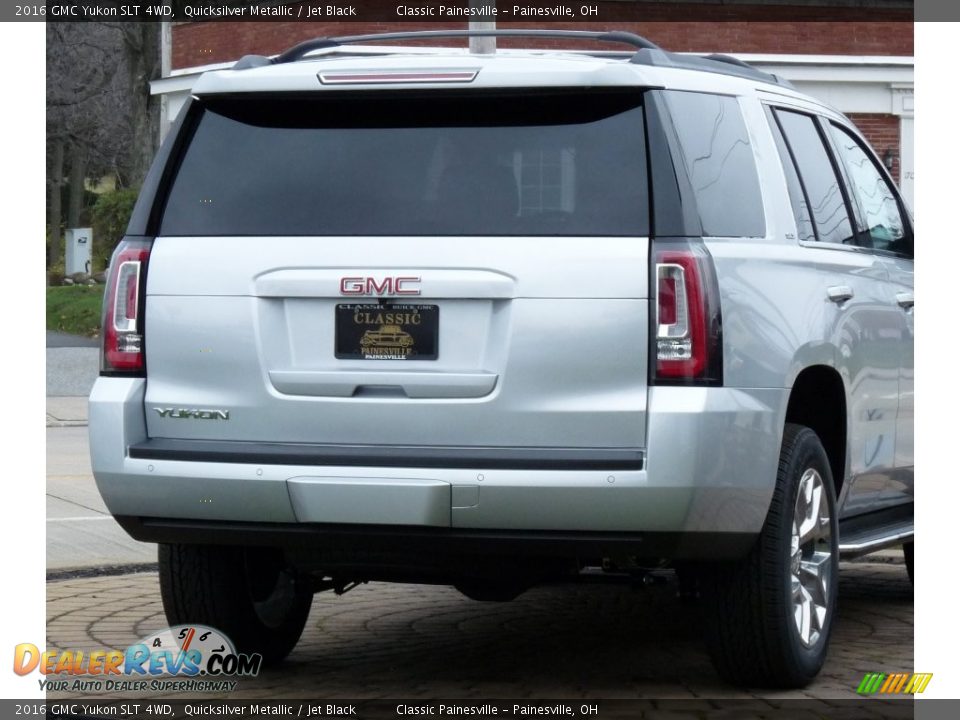2016 GMC Yukon SLT 4WD Quicksilver Metallic / Jet Black Photo #3