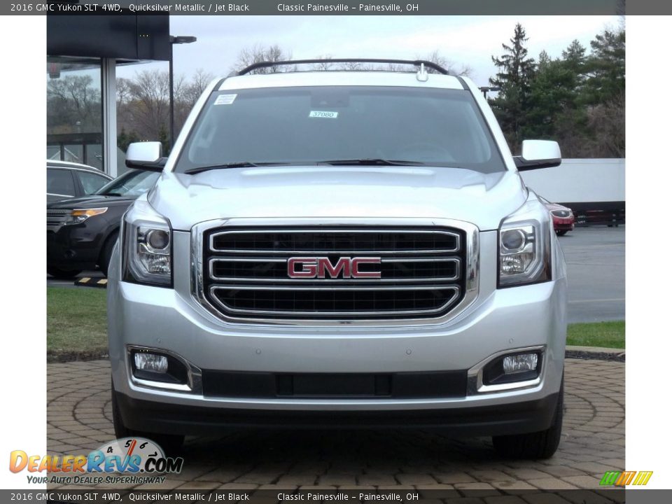2016 GMC Yukon SLT 4WD Quicksilver Metallic / Jet Black Photo #4