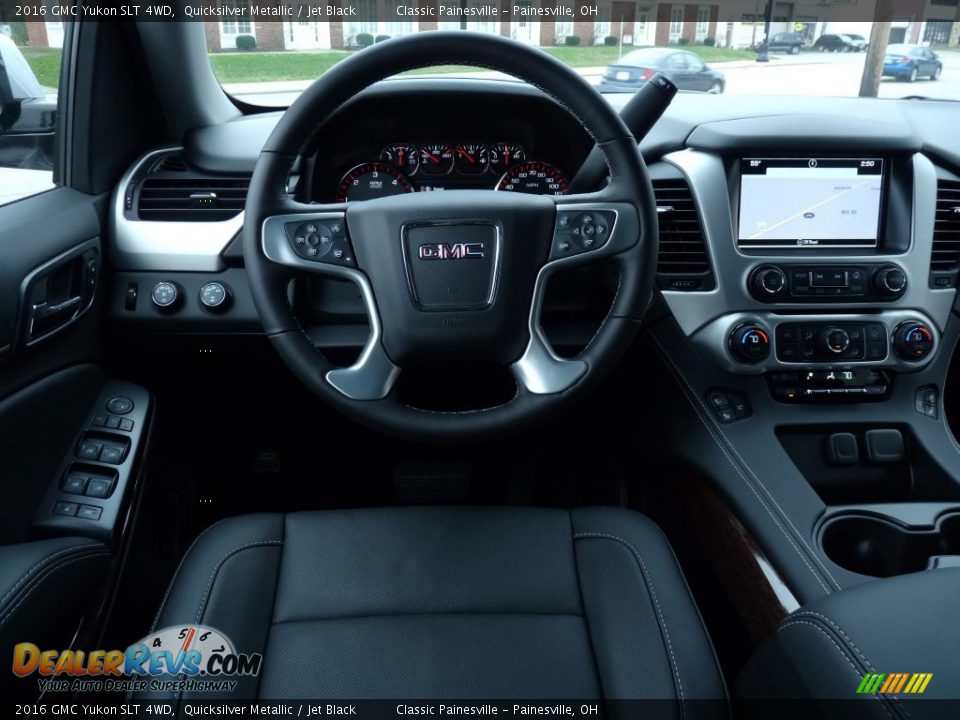 2016 GMC Yukon SLT 4WD Quicksilver Metallic / Jet Black Photo #6