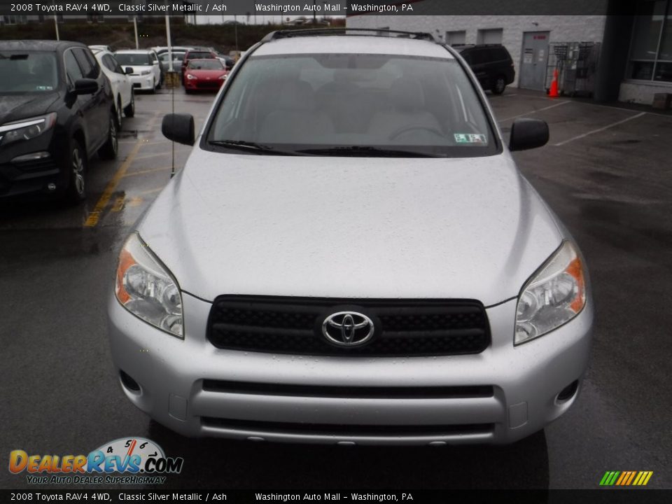 2008 Toyota RAV4 4WD Classic Silver Metallic / Ash Photo #4
