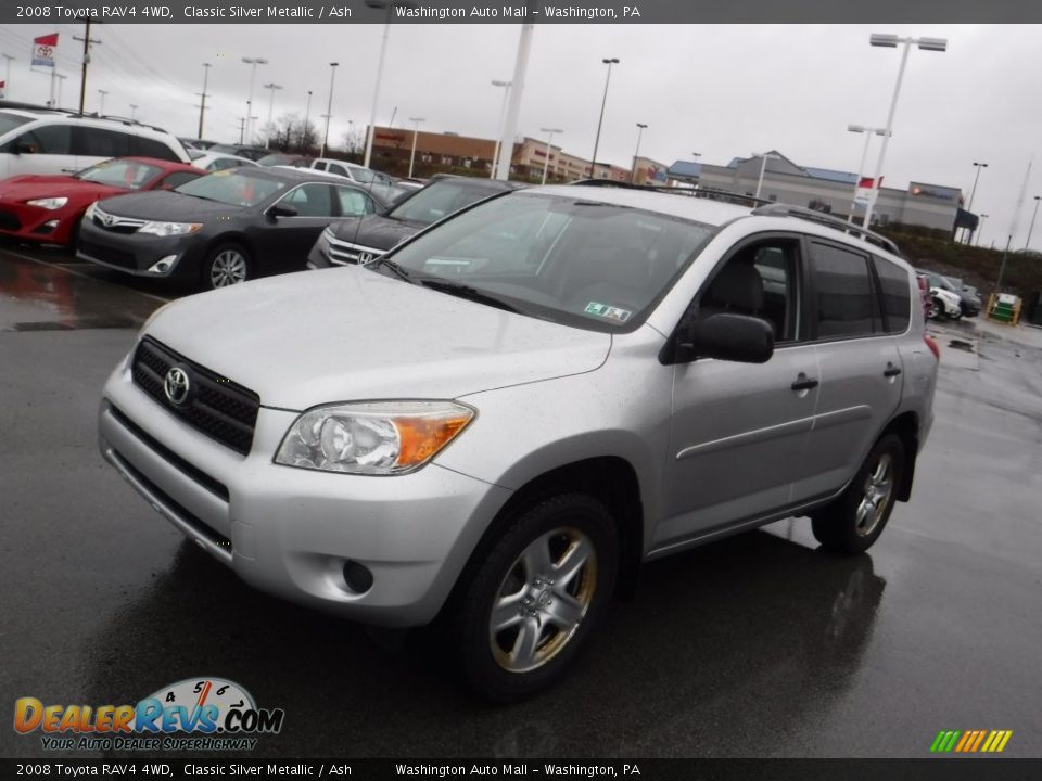 2008 Toyota RAV4 4WD Classic Silver Metallic / Ash Photo #5