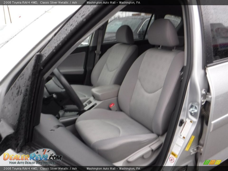 2008 Toyota RAV4 4WD Classic Silver Metallic / Ash Photo #10