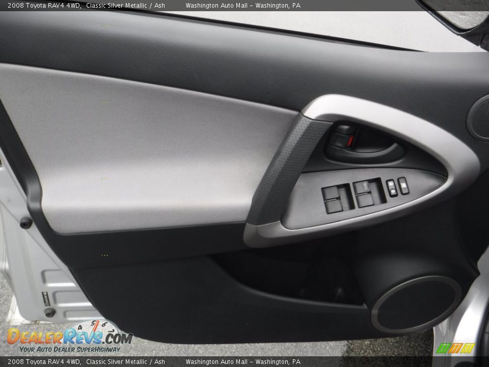2008 Toyota RAV4 4WD Classic Silver Metallic / Ash Photo #13
