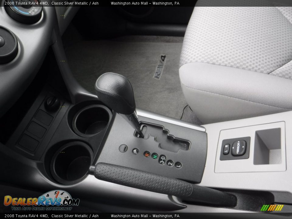 2008 Toyota RAV4 4WD Classic Silver Metallic / Ash Photo #14