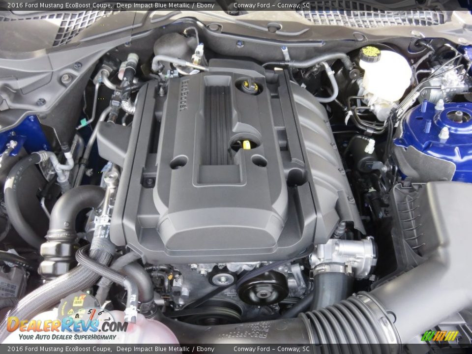 2016 Ford Mustang EcoBoost Coupe 2.3 Liter GTDI Turbocharged DOHC 16-Valve EcoBoost 4 Cylinder Engine Photo #9