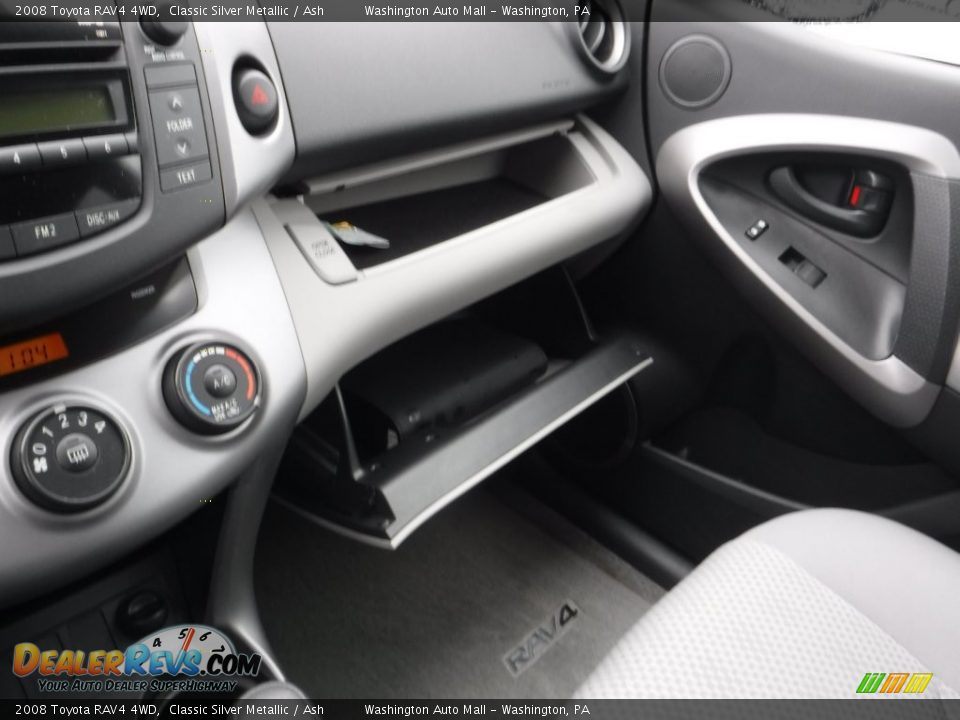 2008 Toyota RAV4 4WD Classic Silver Metallic / Ash Photo #15