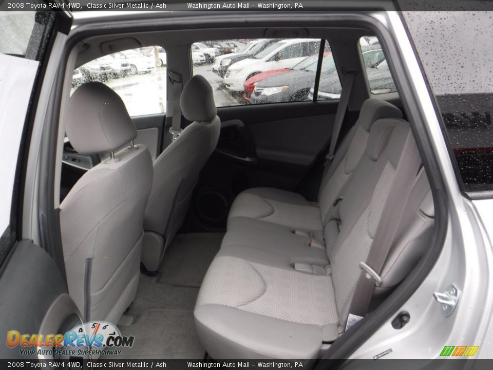 2008 Toyota RAV4 4WD Classic Silver Metallic / Ash Photo #17
