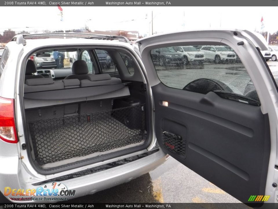 2008 Toyota RAV4 4WD Classic Silver Metallic / Ash Photo #18