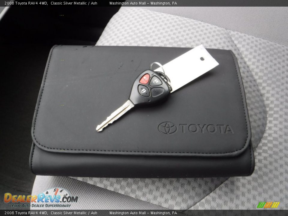 2008 Toyota RAV4 4WD Classic Silver Metallic / Ash Photo #19
