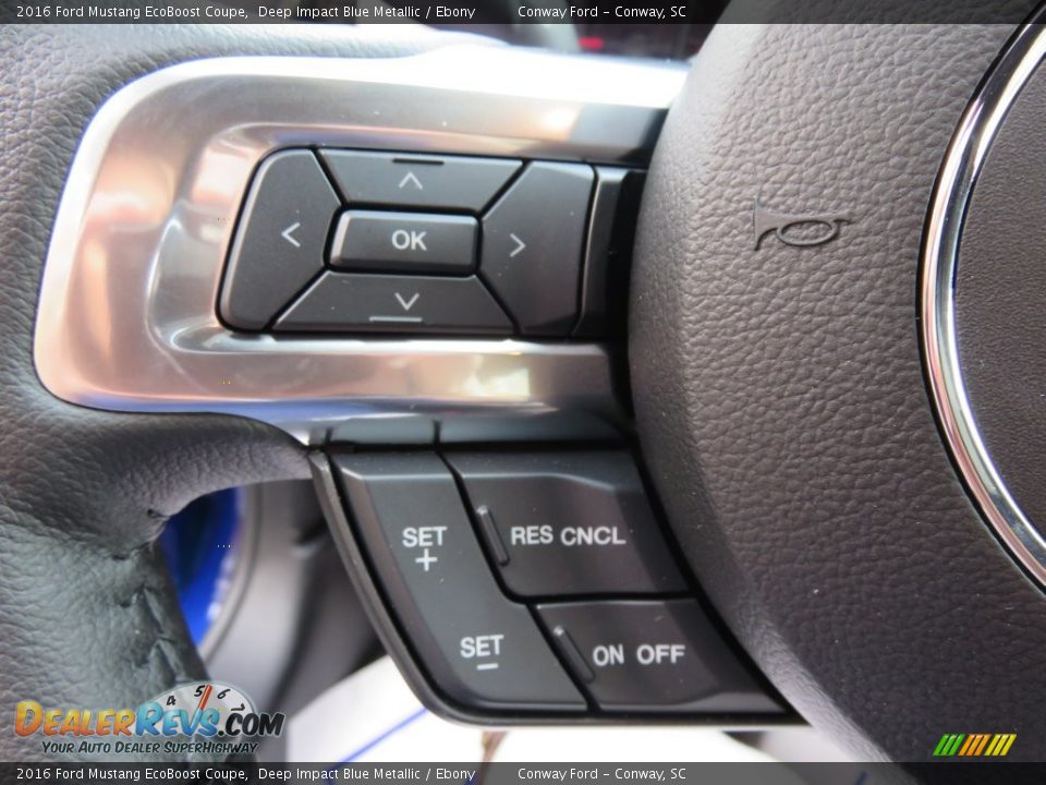 Controls of 2016 Ford Mustang EcoBoost Coupe Photo #25