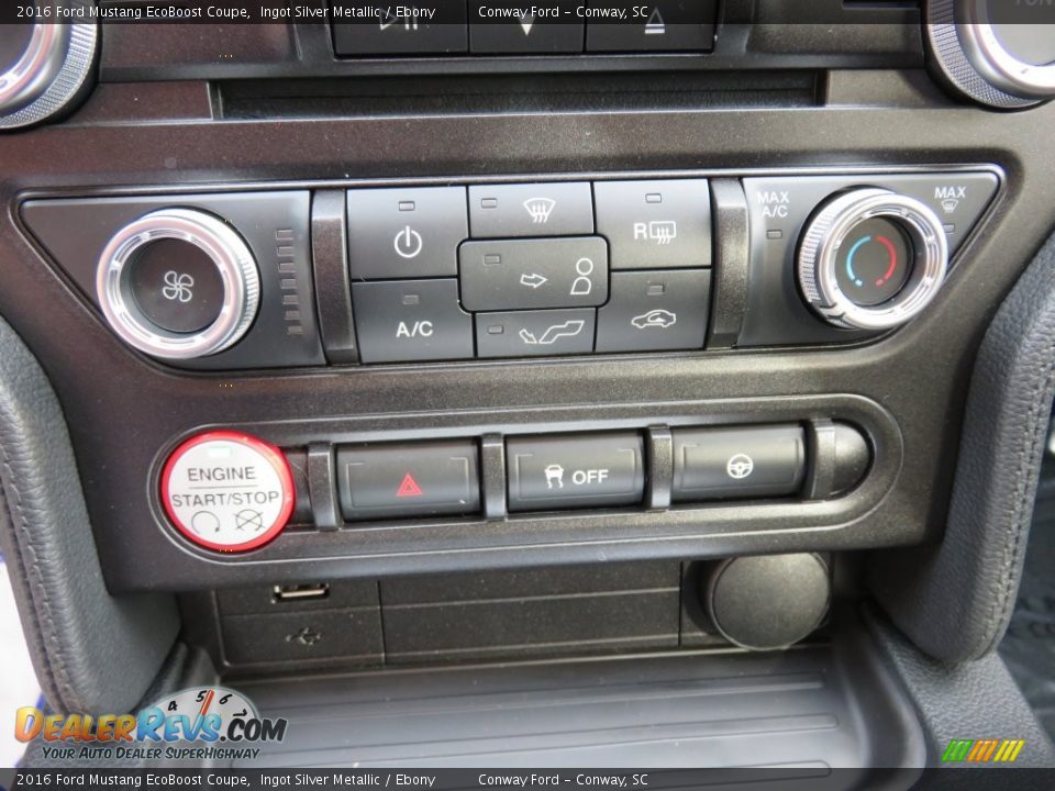 Controls of 2016 Ford Mustang EcoBoost Coupe Photo #21