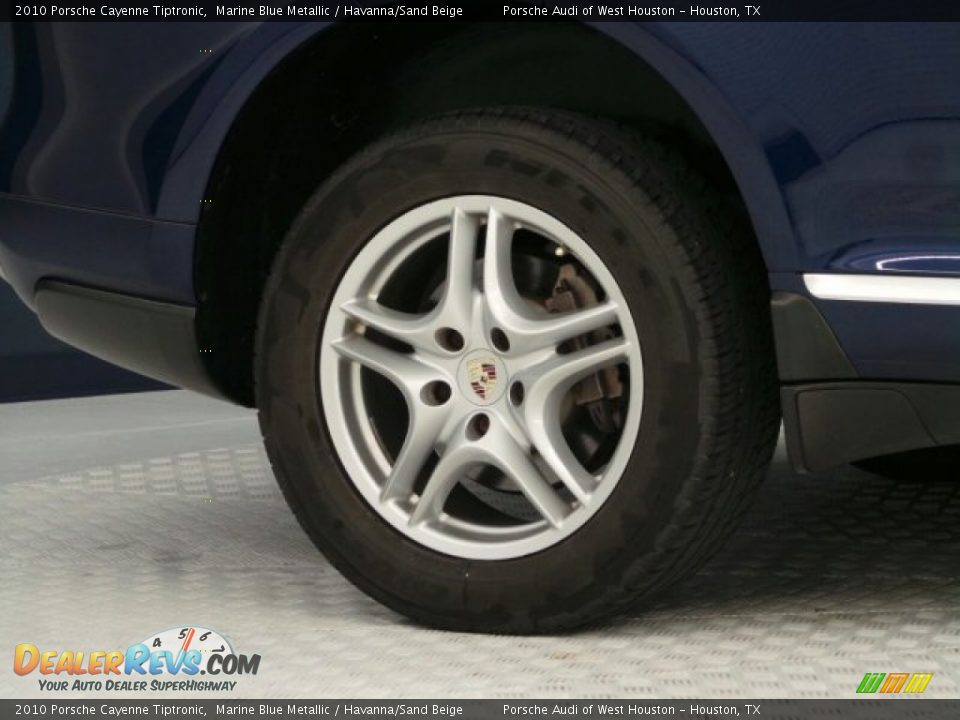 2010 Porsche Cayenne Tiptronic Marine Blue Metallic / Havanna/Sand Beige Photo #10