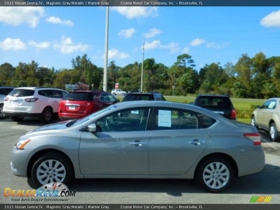 2013 Nissan Sentra SV Magnetic Gray Metallic / Marble Gray Photo #2