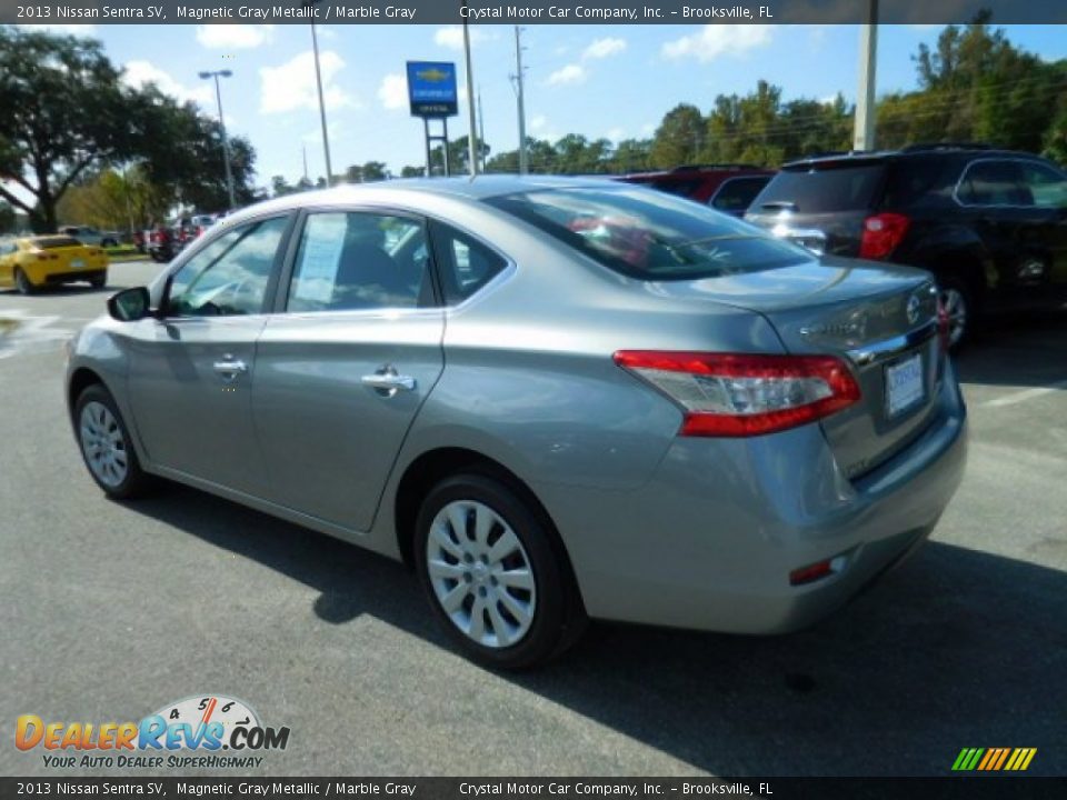 2013 Nissan Sentra SV Magnetic Gray Metallic / Marble Gray Photo #3