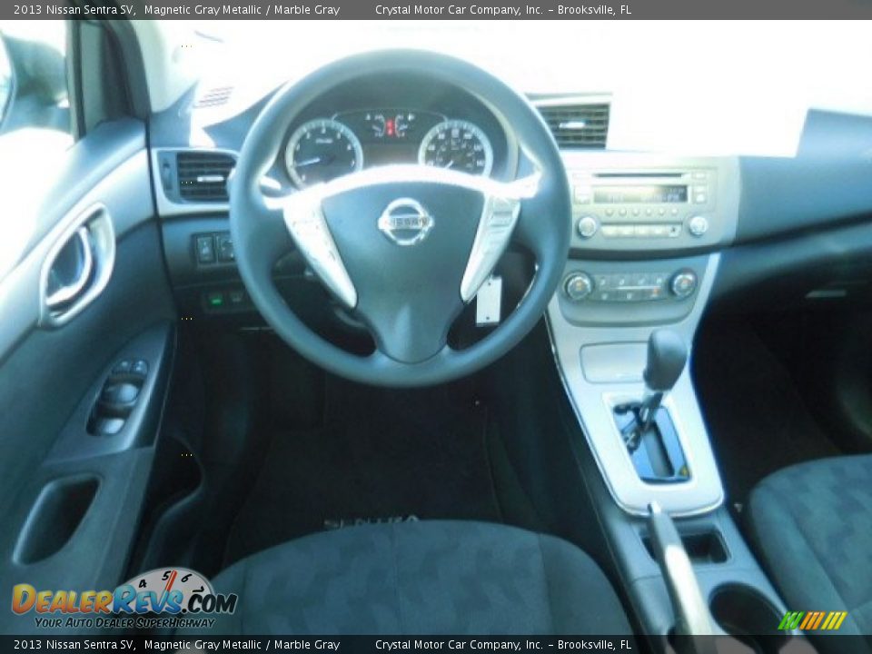 2013 Nissan Sentra SV Magnetic Gray Metallic / Marble Gray Photo #6