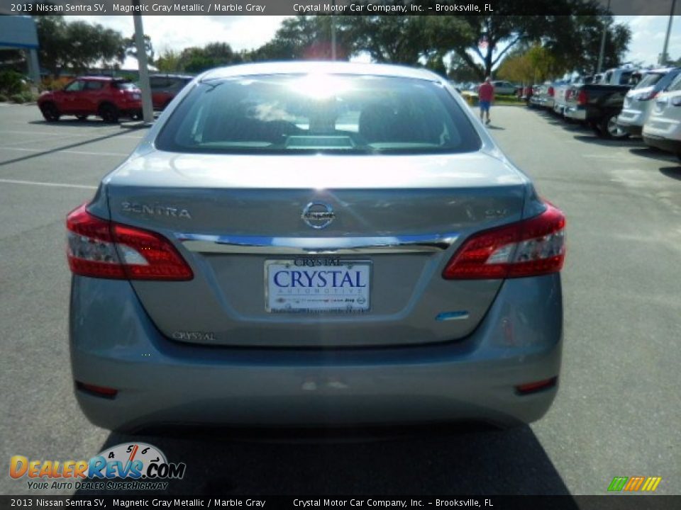 2013 Nissan Sentra SV Magnetic Gray Metallic / Marble Gray Photo #7