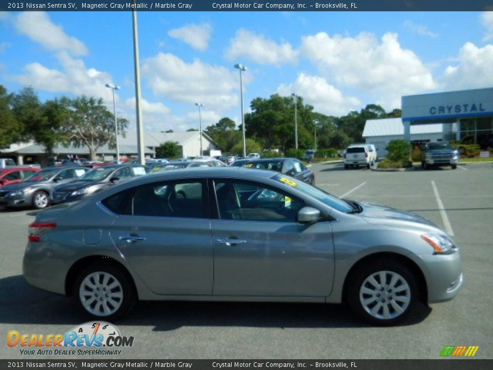 2013 Nissan Sentra SV Magnetic Gray Metallic / Marble Gray Photo #9