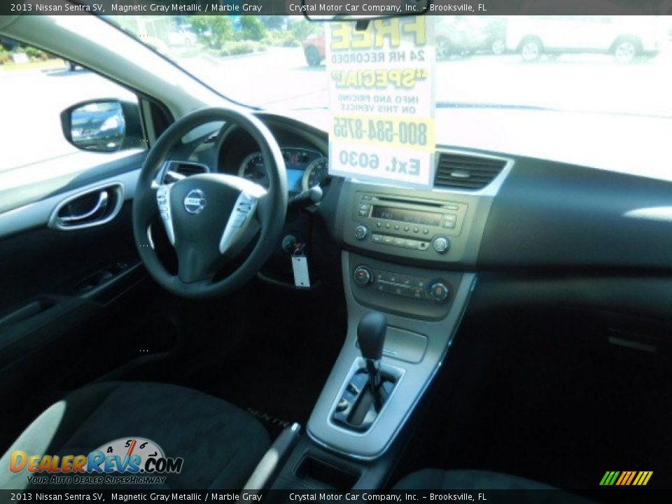2013 Nissan Sentra SV Magnetic Gray Metallic / Marble Gray Photo #11